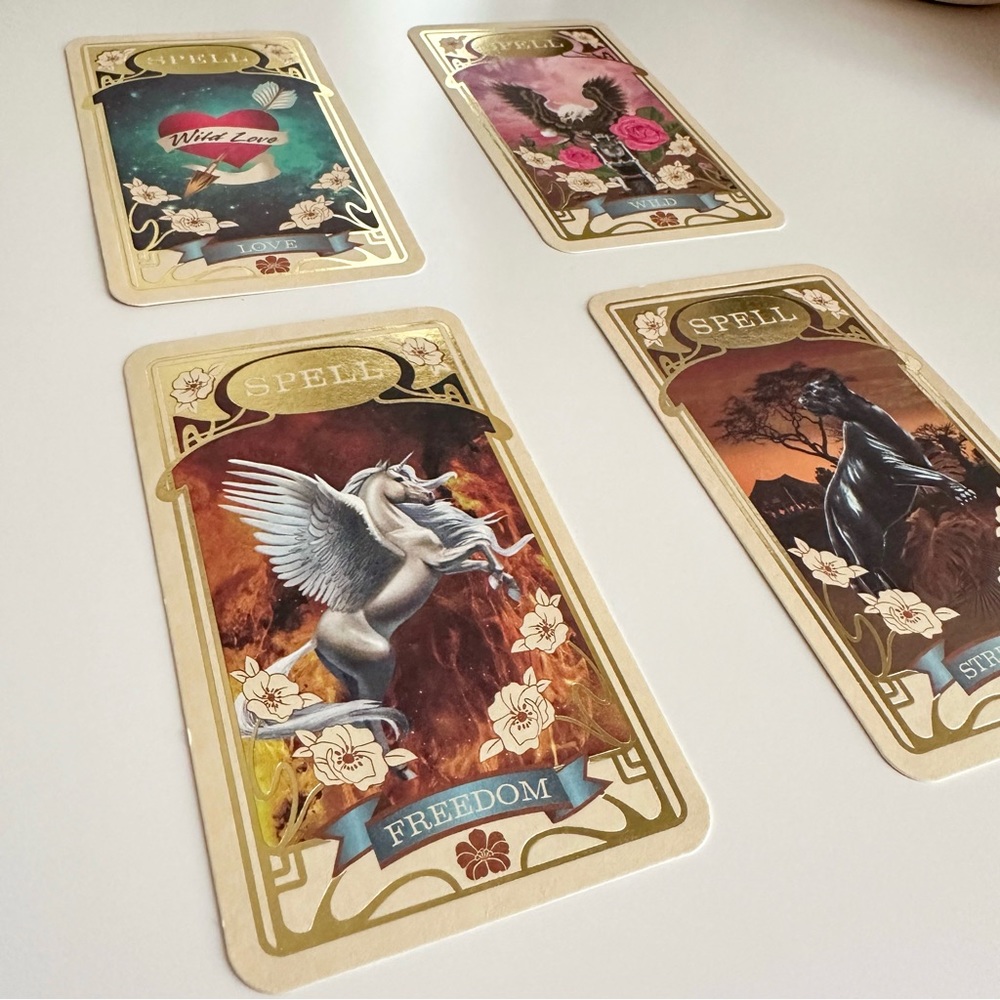 🌸 SPELL 🌸 Collectors Card - SET OF 4